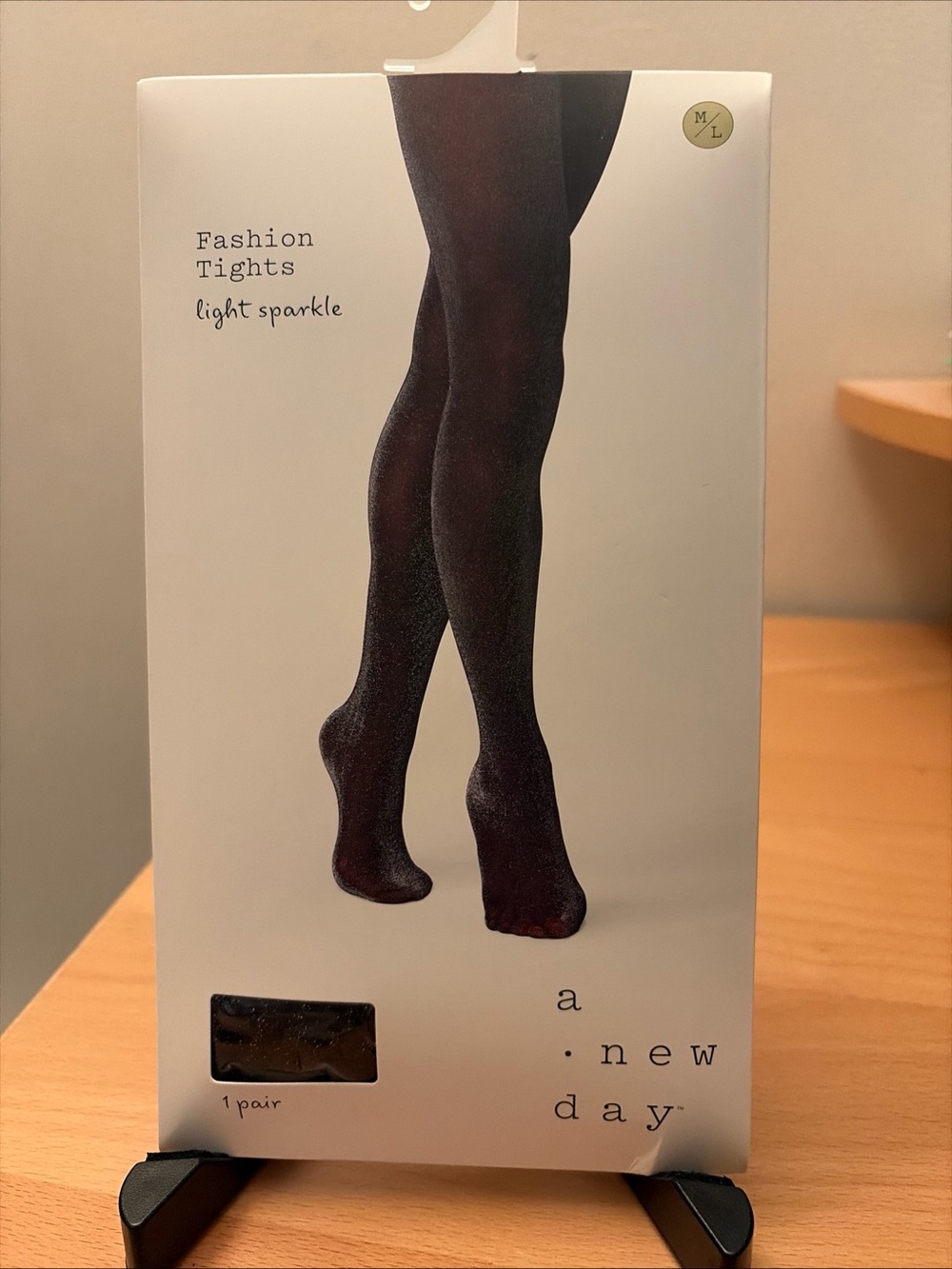 a new day Black Light Sparkle Fashion Tights
